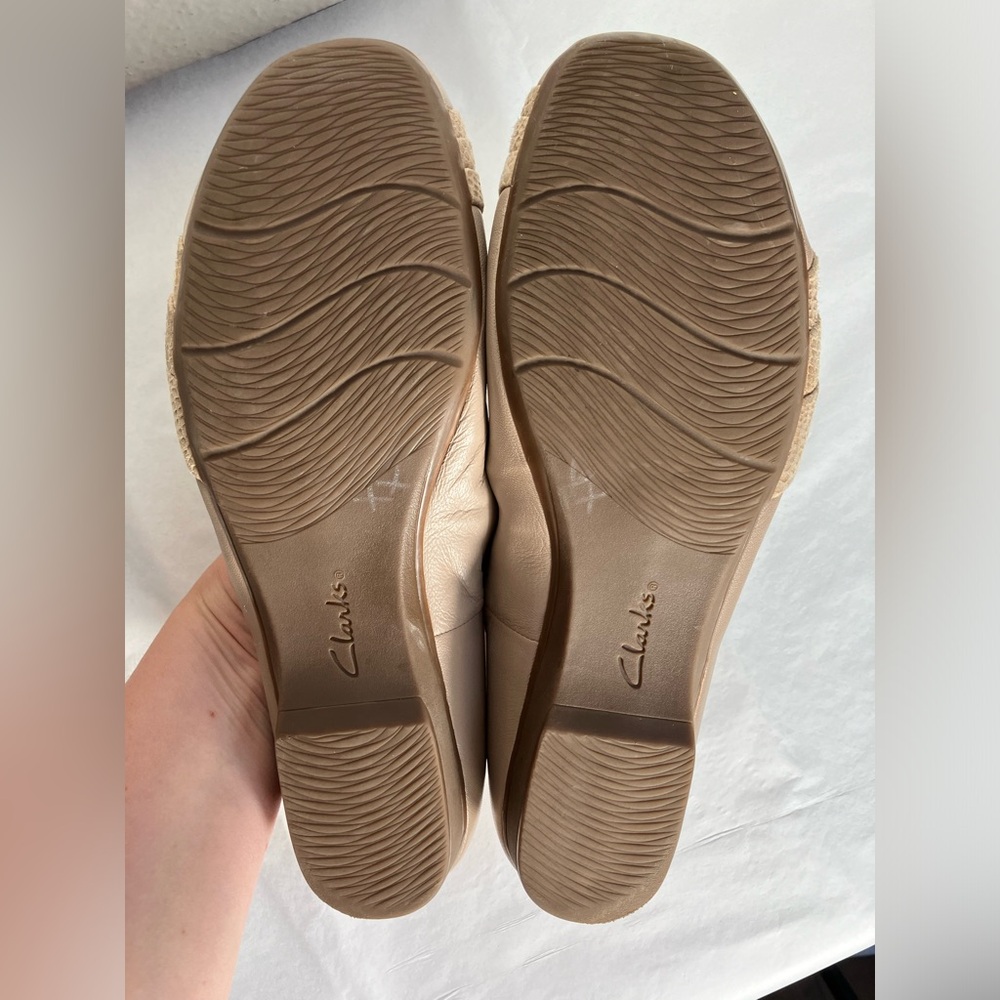 CLARKS Women's Blanche‎ Cacee Flat Women’s slip on business work size 11 - Picture 6 of 7